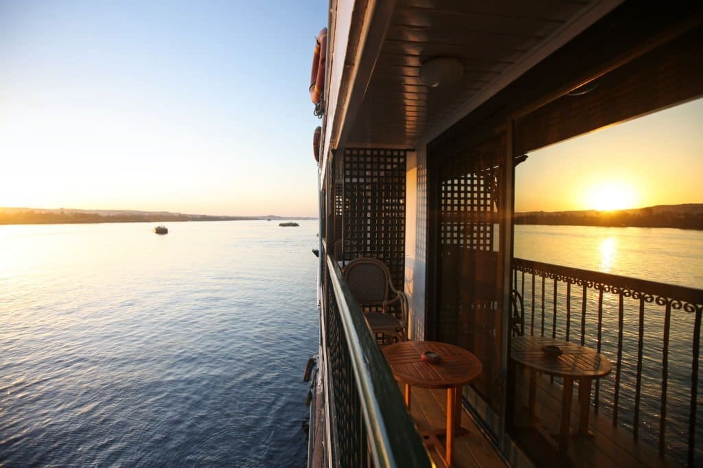 Nile Cruise Balcony view - Nile Cruises
