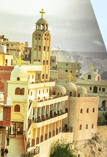 Holy Family Nile Cruise: 5 Days Through Middle Egypt - 3 - EZ TOUR EGYPT Cliff-top Coptic monastery above the Nile in Minya